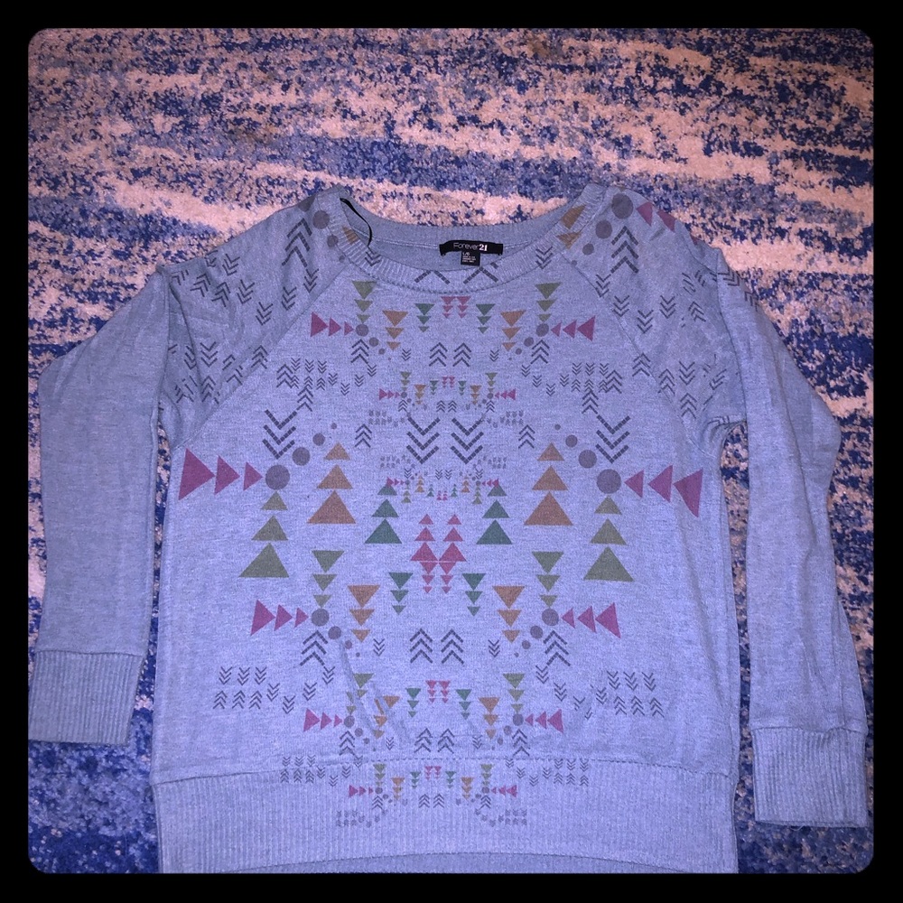 Tribal print sweater